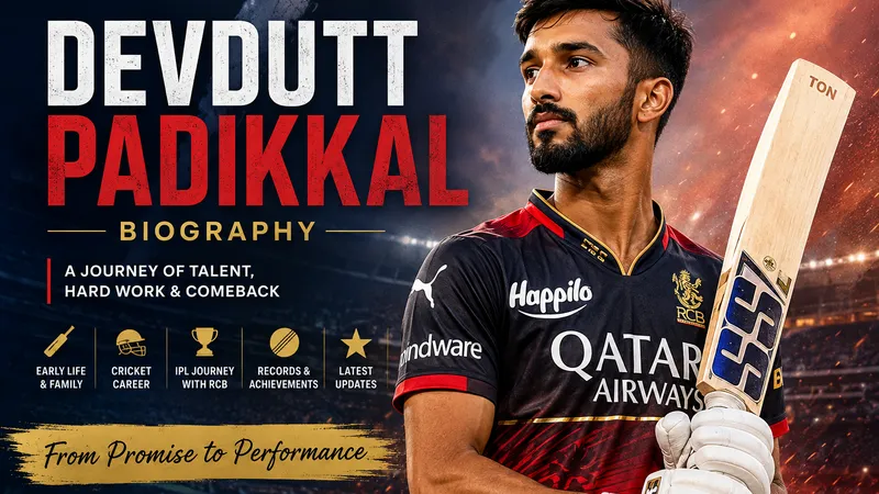 Devdutt Padikkal Biography: Age, Career, IPL, RCB, Records & Latest Updates