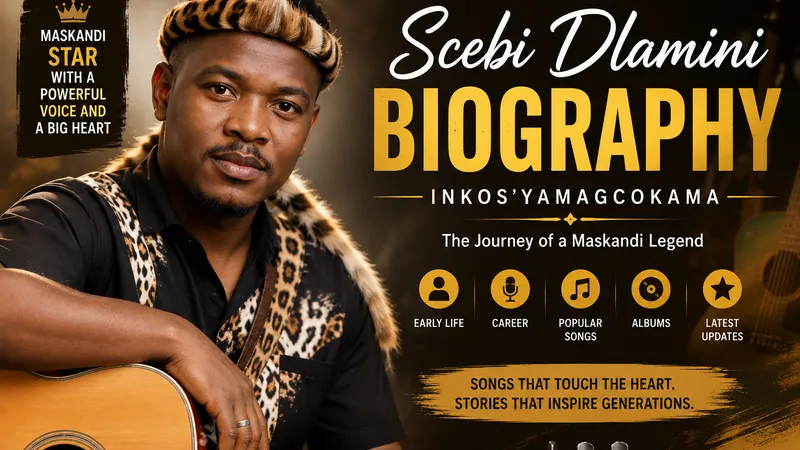 Scebi Dlamini Biography: Age, Career, Songs, Albums, Maskandi Journey & Latest Updates