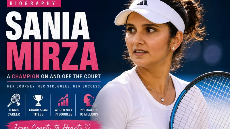 Sania Mirza Biography: Age, Career, Grand Slams, Family & Achievements
