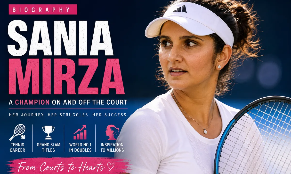 Sania Mirza Biography, Age, Career, Grand Slams & Family